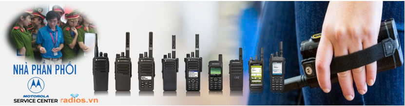Nhà phân phối hướng dẫn người mua quét mã QR xác minh máy bộ đàm Motorola chính hãng